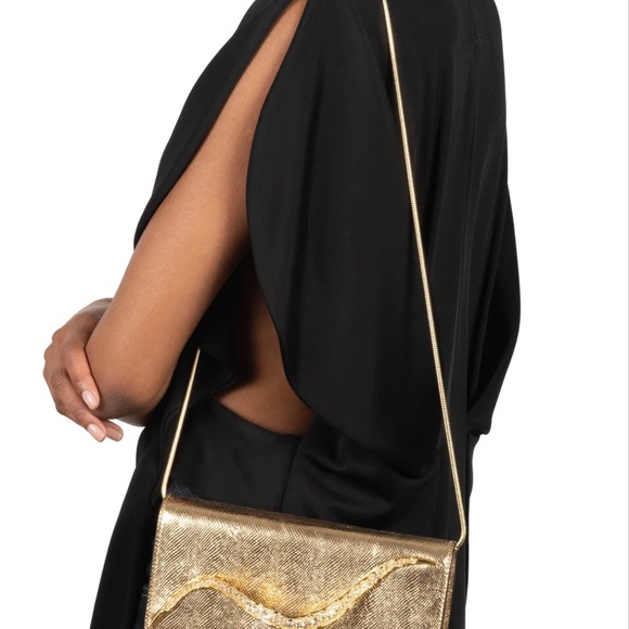 Alexis Bittar Crystal Curve Clutch (gold) - Picture 3 of 7